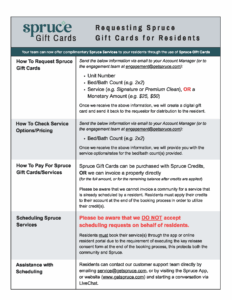 How To Request a Spruce Gift Card + FAQs Page_1